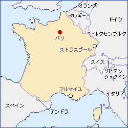 地図画像,フランス共和国,